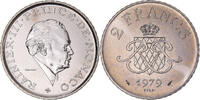 Monaco 2 Francs Coin, Rainier III, Monnaie de Paris, ESSAI -