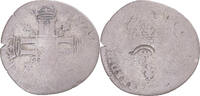 France Quinzain aux 8 L Coin, Louis XIV, contremarqué lis, Billon -