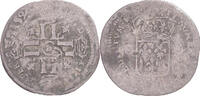 France Quinzain aux 8 L Coin, Louis XIV, Lyon, contremarqué lis -