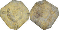 France 20 Patards Coin, Cambrai, siege of the city, laiton -