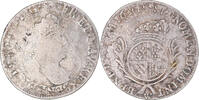 France 1/2 Ecu de Flandre aux palmes Coin, Louis XIV, Lille, réformé -