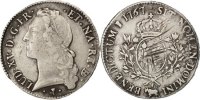 France Ecu Coin, Louis XV, Écu de Béarn au bandeau, Pau -