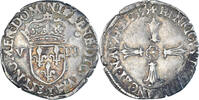 France 1/8 Ecu Coin, Henri IV, Nantes, Silver, Gadoury:582 -
