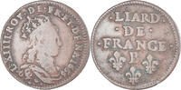 France Liard Coin, Louis XIV, Pont-de-l'Arche, Copper -