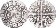 Great Britain Penny Coin, Edward I, II, III, London, Silver -