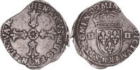 France 1/4 Ecu Coin, Henri IV, Bordeaux, Silver, Gadoury:597 -