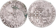 France 1/4 Ecu de Béarn Coin, Henri IV, Morlaas, Silver -