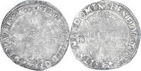 France 1/4 Ecu Coin, Henri IV, Bayonne, Silver, Gadoury:597 -