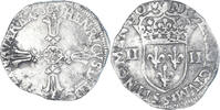 France 1/4 Ecu Coin, Henri IV, Rennes, Silver, Gadoury:597 -