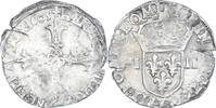 France 1/4 Ecu Coin, Henri IV, Nantes, Silver, Gadoury:597 -