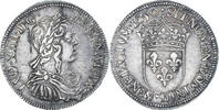 France 1/2 Écu à la mèche longue Coin, Louis XIV, La Rochelle -