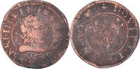 France Double Tournois au col fraisé Coin, Henri III, Amiens -
