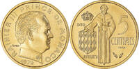 Monaco 5 Centimes Coin, Rainier III, Monnaie de Paris, ESSAI -