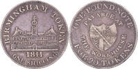 United Kingdom shilling token Birmingham, Silver -
