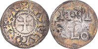 France Denier Coin, Poitou, Charles II le Chauve, Melle, Immobilized type -