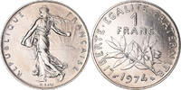 France Franc Coin, Semeuse, Paris, série FDC, Nickel -