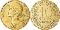 France 10 Centimes Coin, Marianne, Paris, série FDC -