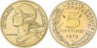 France 5 Centimes Coin, Marianne, Paris, série FDC -