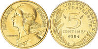 France 5 Centimes Coin, Marianne, Paris, série FDC -