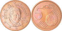 VATICAN CITY 5 Euro Cent Pape Benoit XVI, Rome, Copper Plated -