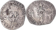 France Douzain aux croissants Coin, Henri II, La Rochelle -