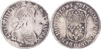 France 1/12 Ecu à la mèche courte Coin, Louis XIV, Lyon -