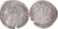 France Douzain aux 2 H couronnés Coin, Henri IV, Clermont -