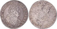 France 1/2 Ecu aux insignes Coin, Louis XIV, Limoges, réformé -