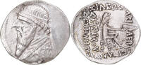 Drachm Coin, Parthia (Kingdom of), Mithradates II, Ekbatana -
