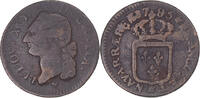 France Sol Coin, Louis XVI, Strasbourg, Copper, KM:578.4 -