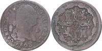 Spain 8 Maravedis Coin, Charles IV, Segovia, Copper, KM:428 -