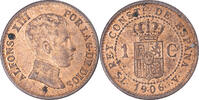 Spain Centimo Coin, Alfonso XIII, Madrid, Bronze, KM:726 -