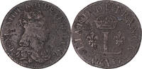 France Liard de France, premier type Coin, Louis XIV, Corbeil -