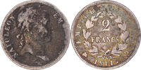 France 2 Francs Coin, Napoléon I, Perpignan, Silver -