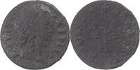 France Denier Tournois Coin, Louis XIV, Paris, Copper -