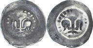 FRENCH STATES Pfennig au lis Coin, French state, Alsace, lis pfennig, 14th-15th Centuries, Strasbourg -