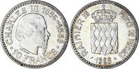 Monaco 10 Francs Coin, Rainier III, Monnaie de Paris, Silver -