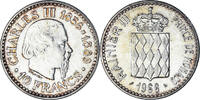 Monaco 10 Francs Coin, Rainier III, Monnaie de Paris, Silver -