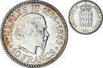 Monaco 10 Francs Coin, Rainier III, Monnaie de Paris, Silver -