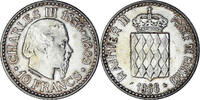 Monaco 10 Francs Coin, Rainier III, Monnaie de Paris, Silver -