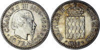 Monaco 10 Francs Coin, Rainier III, Monnaie de Paris, Silver -