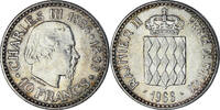 Monaco 10 Francs Coin, Rainier III, Monnaie de Paris, Silver -