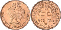 French Equatorial Africa 50 Centimes Coin, Cameroun, Pretoria -