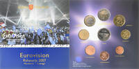 Finland Coffret 1c. à 2€ + jeton Eurovision, Mint of Finland -