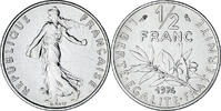 France 1/2 Franc Coin, Semeuse, Paris, série FDC, Nickel -