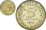 France 5 Centimes Coin, Marianne, Paris, série FDC -