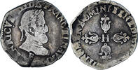 France 1/2 Franc Henri IV, Angers, Silver, Gadoury:590 -