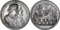 Germany Medaille Bicentenaire de la confession d'Augsbourg, Silver -