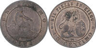 Spain Centimo Provisional Government, Copper, KM:660 -