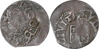 Spain Denier Catalonia, Louis XIII, Vich, Copper -